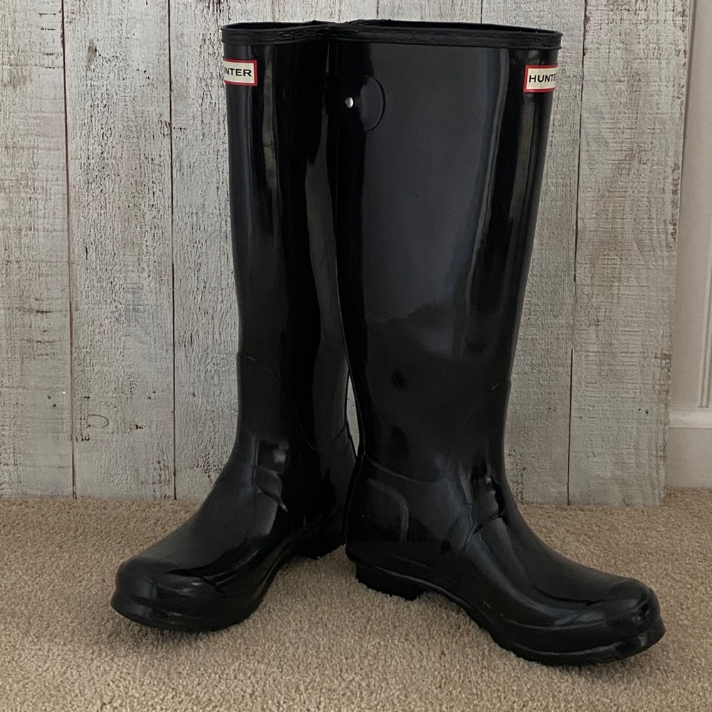 HUNTER black rain boots